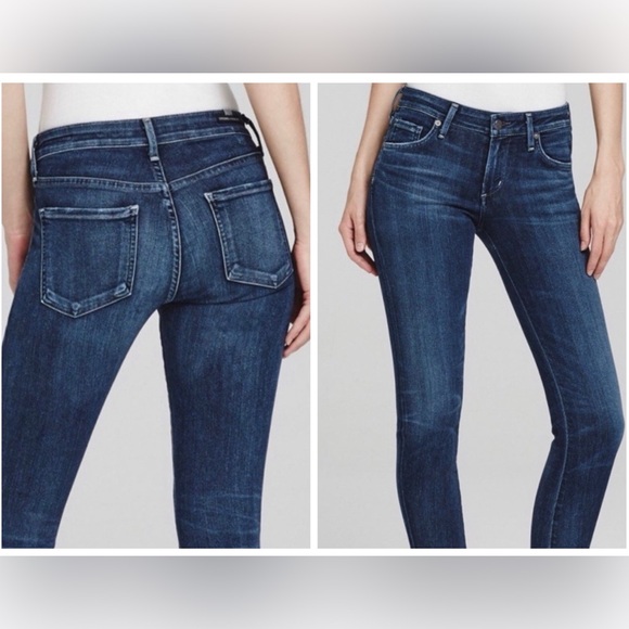 🆕 CITIZENS OF HUMANITY Arielle Mid Rise Skinny Jeans ~ Women’s ~ Blue ~ LBN - Picture 3 of 16